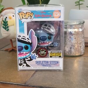 Funko Pop Exclusive Skeleton Stitch in Blue and Black